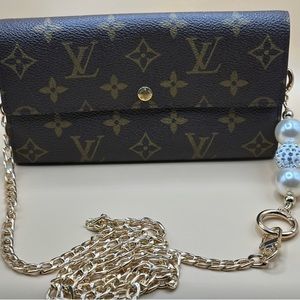 💎 Louis Vuitton Monogram Portefeiulle Sarah Long Bifold Wallet 💎